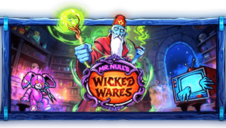 Mr. Null's Wicked Wares slot demo artwork