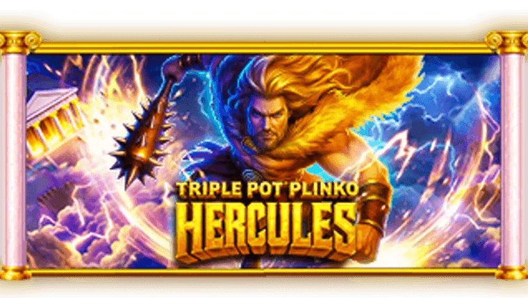 Triple Pot Plinko Hercules slot demo artwork